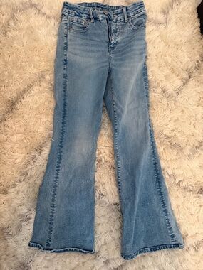 American Eagle Outfitters Light Blue Flare Jeans
